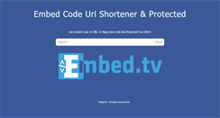 Desktop Screenshot of embed.tv