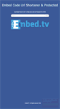 Mobile Screenshot of embed.tv
